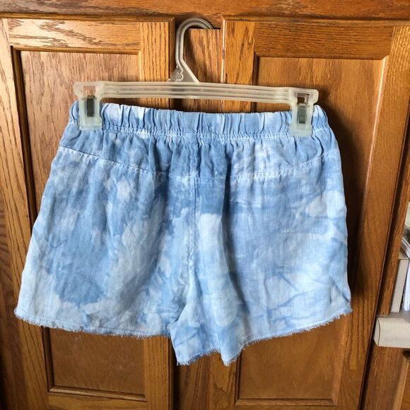 NWT Bella Dahl Linen Tie Dye Frayed Shorts - XS - Picture 5 of 10